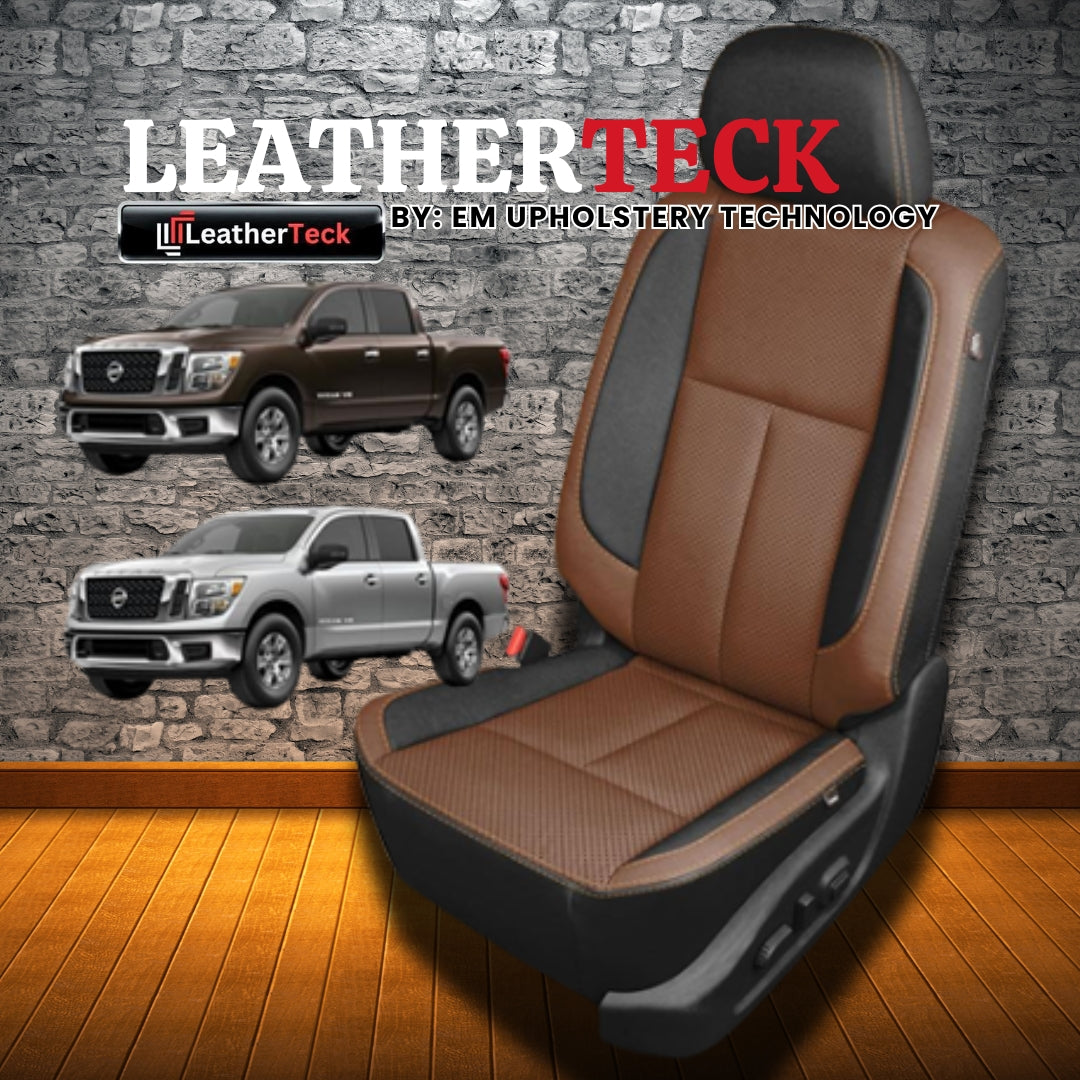 Katzkin Leather Seat Covers for 2016 - 2024 Nissan Titan K1637-100