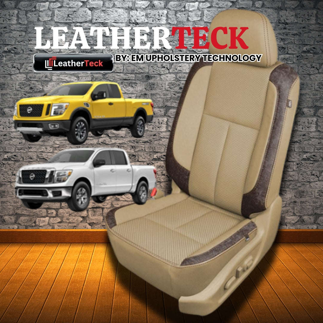 Katzkin Leather Seat Covers for 2016 - 2024 Nissan Titan K755-231