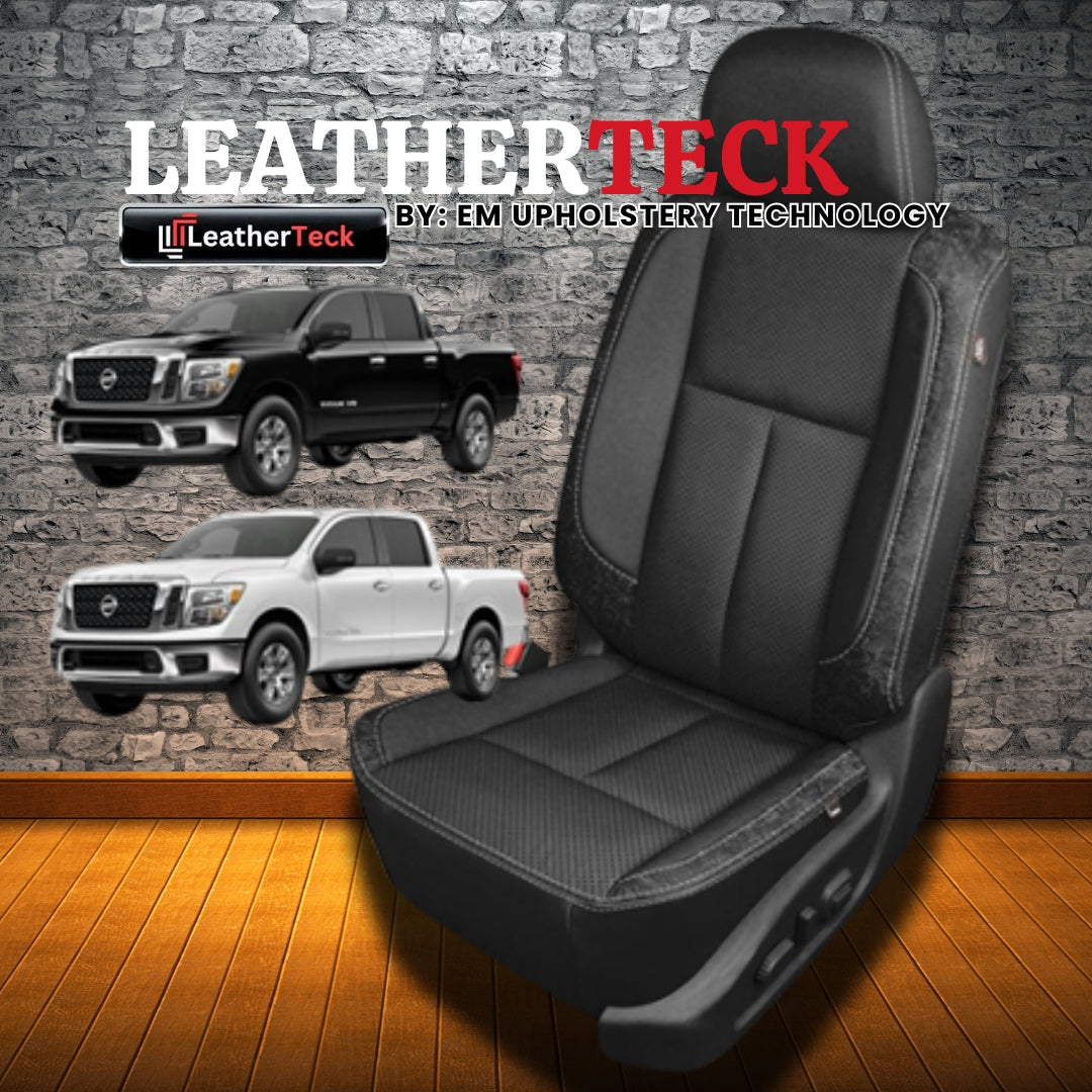 Katzkin Leather Seat Covers for 2016 - 2024 Nissan Titan K1643-100