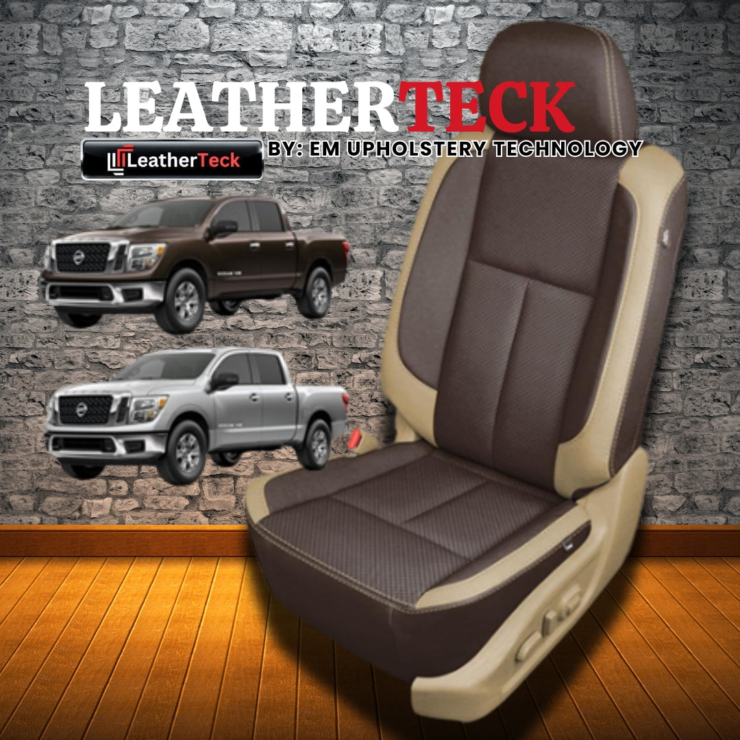 Katzkin Leather Seat Covers for 2016 - 2024 Nissan Titan K1628-224