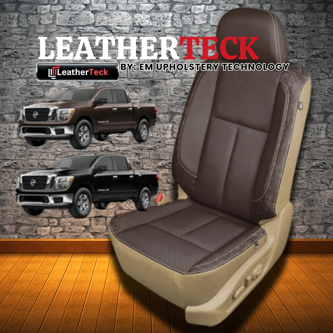 Katzkin Leather Seat Covers for 2016 - 2024 Nissan Titan K1628-231