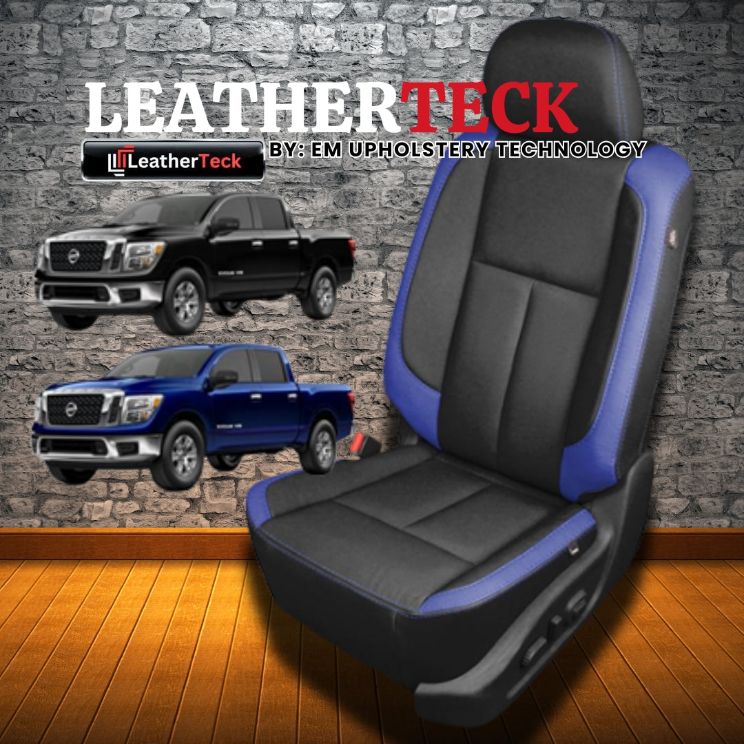 Katzkin Leather Seat Covers for 2016 - 2024 Nissan Titan K1638-100