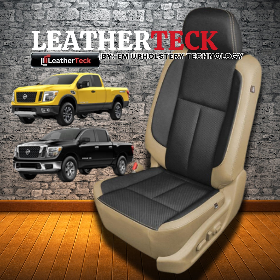 Katzkin Leather Seat Covers for 2016 - 2024 Nissan Titan K754-231