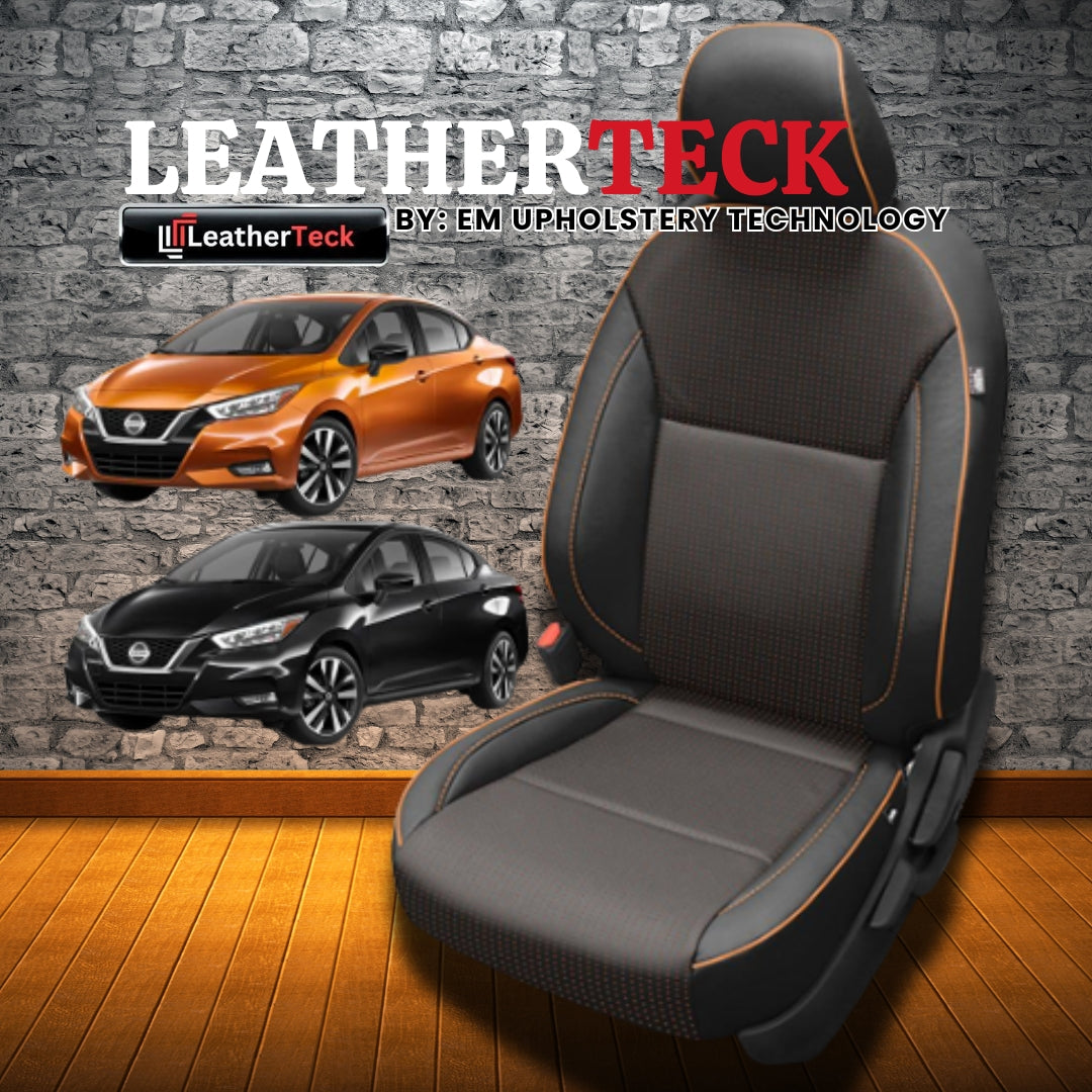 Katzkin Leather Seat Covers for 2020 Nissan Versa K2352-100