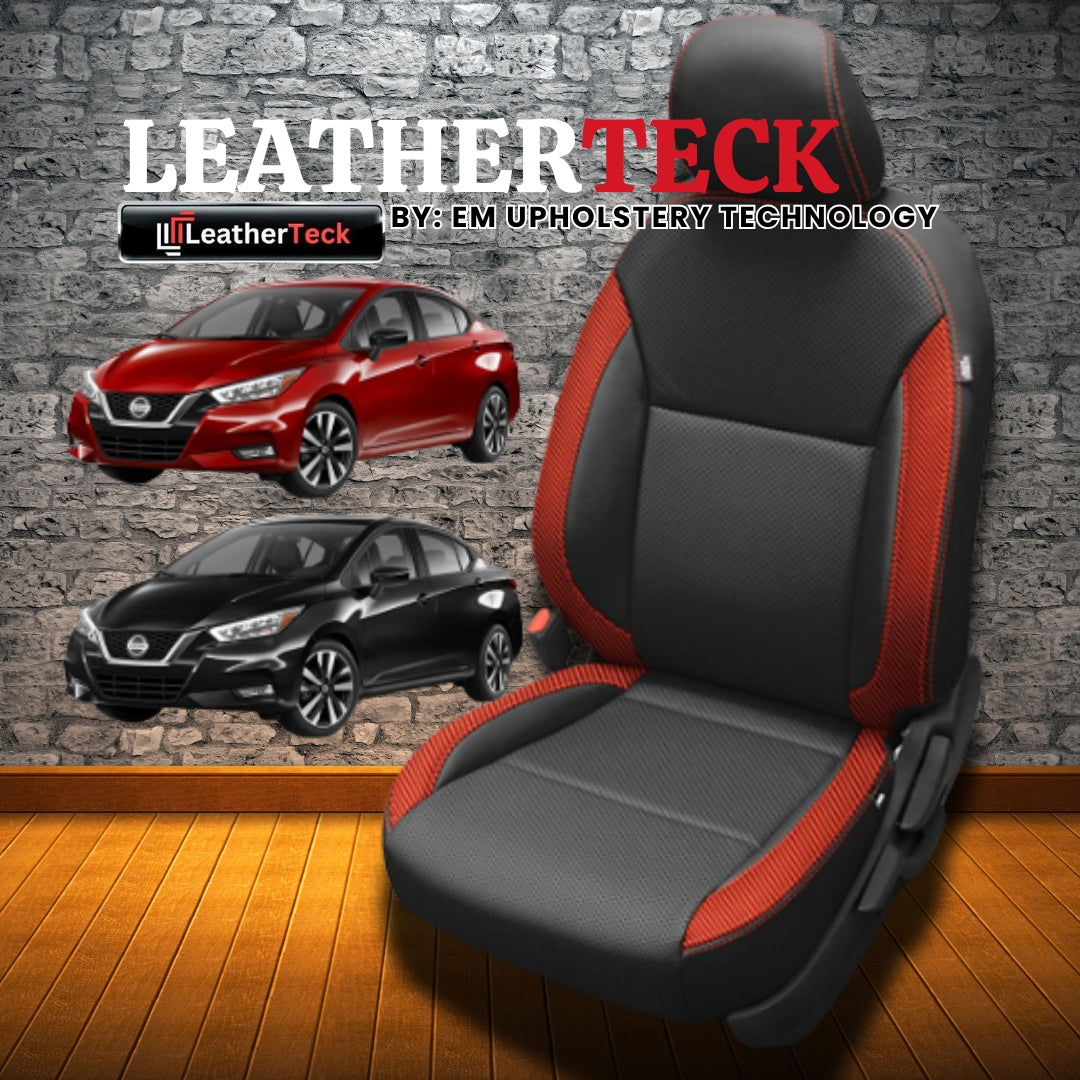 Katzkin Leather Seat Covers for 2020 Nissan Versa K2351-100