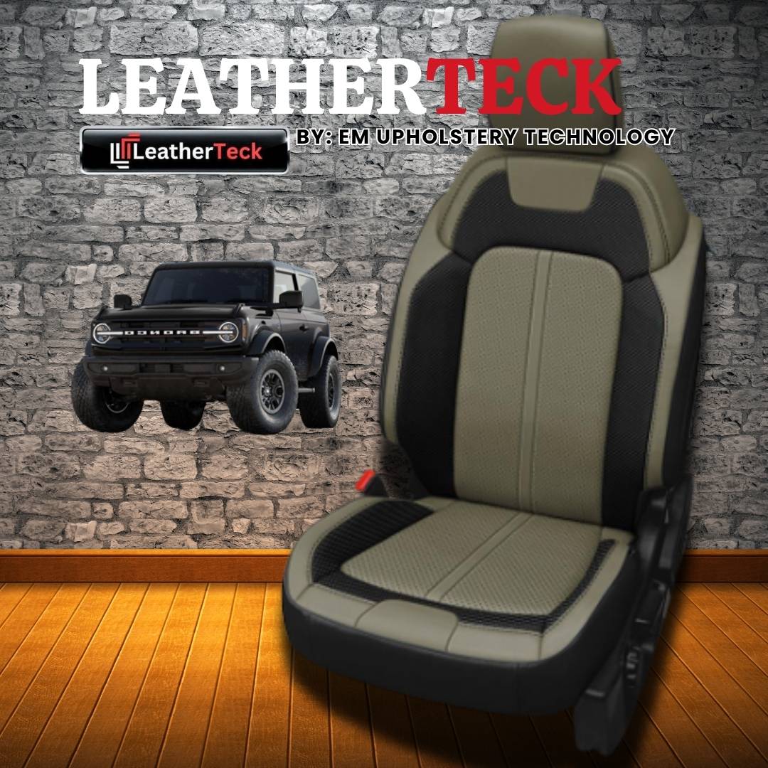 Katzkin Leather Seat Covers for 2021 - 2025 Ford Bronco K3137-100
